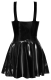 Latex Minikleid m. weitem Rockteil