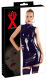 Latex Mini Dress w. Collar & Zipper