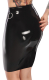 Latex Skirt w. O-Rings & Zipper w. glued Waistband & Metal-Rings Zipper @Back Midi-Skirt by LATE-X buy cheap