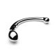 Le-Wand Hoop Double Dildo curved Stainless Steel