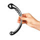 Le-Wand Hoop Double Dildo curved Stainless Steel