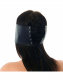 Blindfold laced w. Nose Cutout Leather black