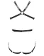 Leder Body-Harness m. Schnallen für Damen einstellbar von S bis XL weiches Spaltleder von RIMBA kaufen