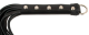 Leder Flogger Peitsche kurz m. Nietengriff Beginner
