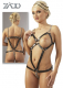 Leder Harness m. Schrittketten