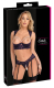 Longline-Hebe-BH & Strapsstring ouvert m. Perlenketten
