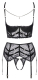 Longline-Hebe Strapsgurt & String ouvert Spitze & Samt Erotikset von COTTELLI LINGERIE günstig kaufen