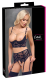 Longline-Hebe Strapsgurt & String ouvert Spitze & Samt Trio mit Bügelhebe 6 Strumpfhalter von COTTELLI LINGERIE kaufen