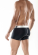 Male Basics Boxershorts Mikrofaser schwarz atmungsaktiv & hochelastisch mit breitem Bund & Male Basics Schriftzug kaufen