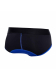 Male Basics Herrenslip Neon blau elastisch schwarz mit neonblauem Beutel & Beinabschlüssen von MALE BASICS kaufen
