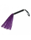 Mini Floggerpeitsche Leder 35cm violett
