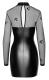 Minikleid langarm Wetlook & Tüll