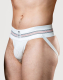 MM Jockstrap weiss 7.5cm Bund hochelastischer po-freier Herrenslip mit 7.5cm breitem Bund von MM kaufen