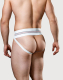 MM Jockstrap weiss 7.5cm Bund hochelastischer po-freier Herrenslip mit 7.5cm breitem Bund günstig kaufen