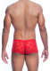 MOB Eroticwear Rose Lace Boy Short rot Hotpants aus zarter Rosenspitze elastisches transparentes Material kaufen