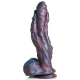Monster-Dildo m. Saugbasis Hydra Silikon mit m. gewundenen Penis-Dildos rot-blau-violett v. CREATURE COCKS kaufen