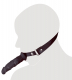 Mouth Gag w. Silicone Dildo PU-Leather