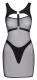 Acheter Mini-robe Résille & String Rio Mattlook transparent & élastique avec harnais de poitrine cousu de COTTELLI