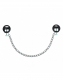 Nipple Clamps round Nipplepress w. Metal Chain