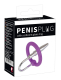 Penis Plug Steel w. Glans Ring Silicone