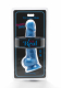Penisdildo Dual-Density ToyJoy Happy Dicks 7.5-Inch Balls blau