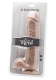 Penisdildo m. Hoden & Saugfuss Dong 11-Inch PVC hautfarben
