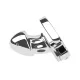 Peniskäfig einstellbar Dick Cuff Edelstahl Cockring im Handschellen-Stil verstellbar m. integriertem Schloss & Schlüsseln kaufen