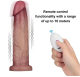 Penisvibrator Sliding Skin Pro-II 9-Inch m. Saugfuss & FB aufladbar & wasserdicht mit Gleithaut günstig kaufen