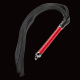 Premium Flogger Whip long Bala Muchi soft red & black exquisite handcrafted BDSM Tool w. soft Leather Tails buy cheap