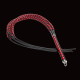 Premium Flogger Whip RISE Cat-o-Nine heavy red-black luxury Craftmanship by RISE Japan buy cheap