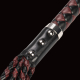 Premium Flogger Peitsche RISE Cat-o-Nine thick weinrot-schwarz geflochten exquisite Handarbeit von RISE kaufen