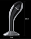 Prostata Stimulator Plug transparent 6-Inch TPE
