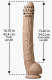 Riesen-Dildo Dick Rambone hautfarben