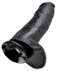 Riesendildo m. Saugfuss King Cock 12 Inch Balls schwarz