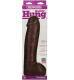 Giant Dildo Vac-U-Lock Realistic Hung 12-Inch brown with more than 1.2kg Weight durable soft PVC by Doc Johnson buy
