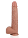 Giant Dildo w. Suction Cup XL Straight 13-Inch light brown 26.7cm x 6.3cm with Balls by REALROCK buy cheap