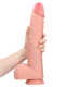 Gode géant avec ventouse XL Straight 15-Inch peau avec scrotum en PVC durable de REALROCK acheter