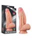 Gode géant avec veines et ventouse 10-Inch Dual Layer Silicone