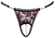 Riostring ouvert Spitze m. Strass & Perlen-Schrittkette
