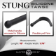SM-Paddle Silicone Stung Tawse black