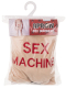 Apron Sex Machine w. Plush Penis cream-colored Neckholder-Apron to bind with 52cm long Cock & Balls buy