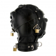 Sensory Deprivation Lederhaube gepolstert LUX SM