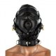 Sensory Deprivation Lederhaube gepolstert LUX SM