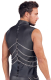 Shirt sleeveless w. Chains & Collar Mattlook up to 3XL w. O-Rings & detachable Carabiner-Chains by NEK buy cheap