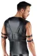 Shirt & Brustharness Netz & Mattlook per Druckknöpfe einstellbarer Harness von SVENJOYMENT BONDAGE günstig kaufen