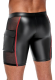 Shorts w. Mesh Inserts Mattlook black-red