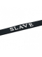 Silikon Halsband m. Beschriftung SLAVE