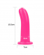 Silikondildo m. Saugbasis Holy Dong 6-Inch large pink