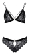 Soft-BH & Slip m. Schrittkette Spitze & Samt