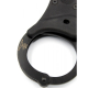 Steel Handcuffs Rigid Double Lock black w. stiff Mid-SectionSafety Mechanism avoid Over-Tightening by MISTER B buy